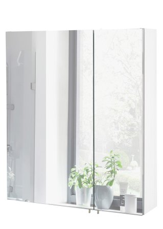 Spiegelschrank in weiß von vorne - bpc living bonprix collection