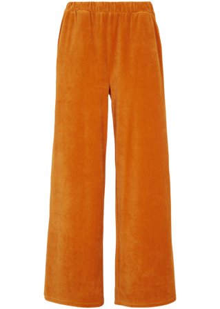 Hose aus Jersey- Cord in orange von vorne - bpc bonprix collection