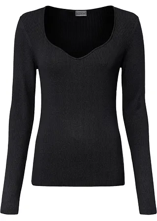 BODYFLIRT Pullover mit Herzauschnitt