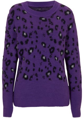 Pullover  in lila von vorne - bpc selection