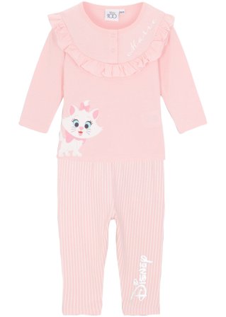 Baby Disney Aristocats Shirt und Leggings (2-tlg.Set)  in rosa von vorne - Disney