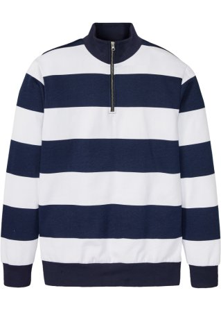 Troyer-Sweatshirt in blau von vorne - bpc selection