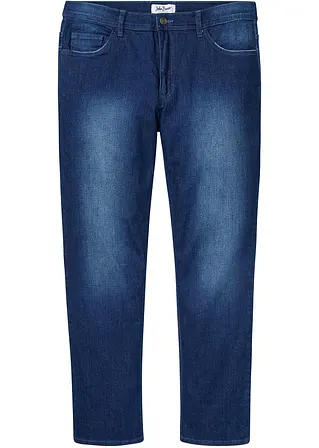 Regular Fit Stretch-Jeans mit Komfortschnitt, Straight in blau von vorne - John Baner JEANSWEAR