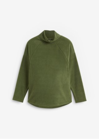Umstandspullover / Stillpullover in grün von vorne - bpc bonprix collection