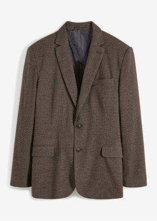 Anzug (2-tlg.Set): Sakko und Hose, Slim Fit in braun von vorne - bpc selection