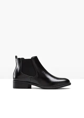 Chelsea Boot in schwarz von vorne - bpc bonprix collection