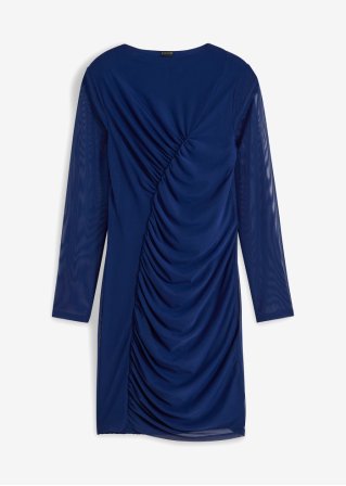 Kleid in blau von vorne - BODYFLIRT