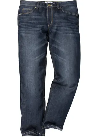 Regular Fit Jeans, Straight in blau von vorne - bonprix