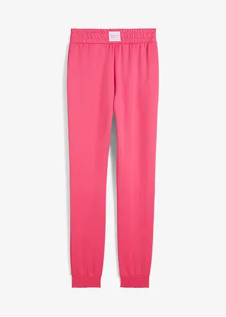 Schnelltrocknende Jogginghose in pink von vorne - bpc bonprix collection