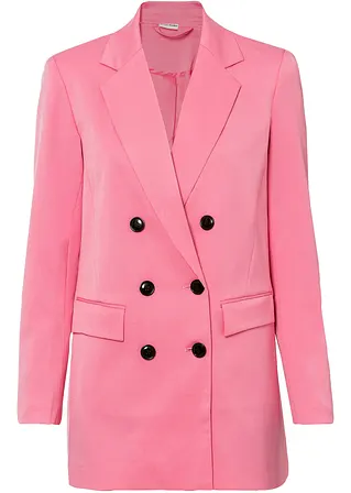 Doppelreiher-Blazer in rosa von vorne - BODYFLIRT