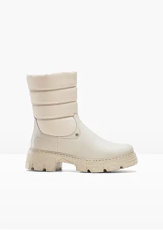 Rieker Boot in beige von vorne - Rieker