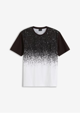 T-Shirt aus Bio Baumwolle in weiß von vorne - RAINBOW