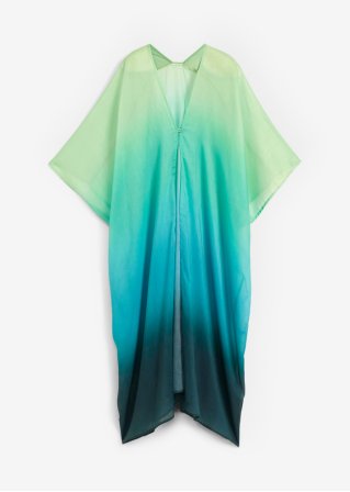 Strand Kaftan-Kleid in grün von vorne - bpc selection