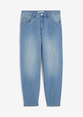 Barrel-Jeans  in blau von vorne - John Baner JEANSWEAR