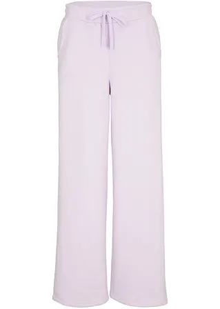 Super Soft Sweathose, gerade geschnitten in lila von vorne - bpc bonprix collection