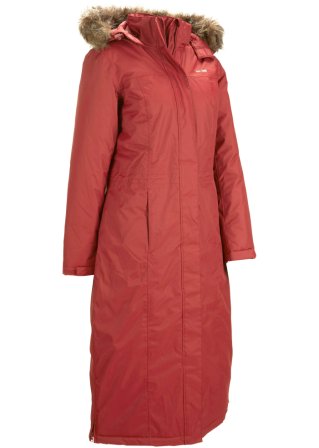 Outdoor-Mantel mit Fell, wasserdicht in rot von vorne - bpc bonprix collection