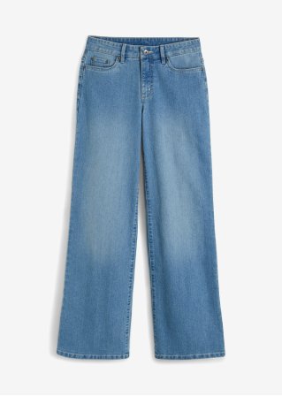 Extra weite Jeans  in blau von vorne - RAINBOW