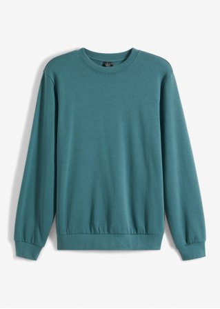 Sweatshirt in grün von vorne - bpc bonprix collection