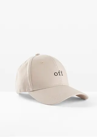 Cap in beige - bonprix