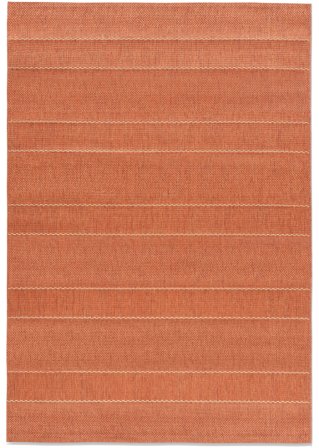 In- und Outdoor Teppich mit dezenten Streifen in orange - bpc living bonprix collection