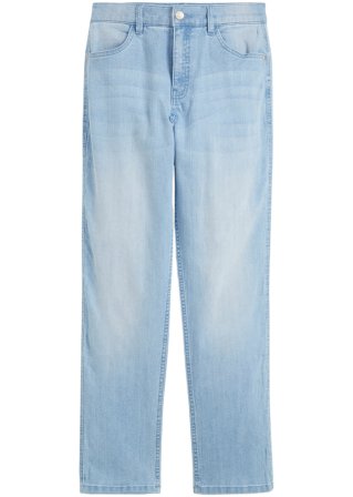 Jungen Jeans mit weitem Bein in blau von vorne - John Baner JEANSWEAR