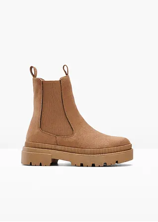 Chelsea Boot in braun von vorne - bonprix