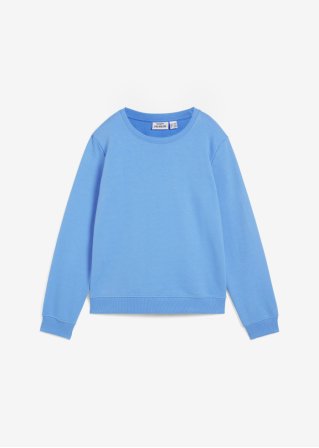 Essential Sweatshirt in blau von vorne - bonprix PREMIUM