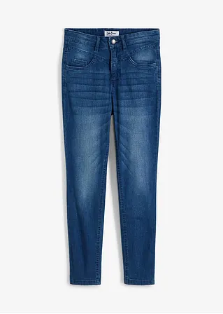 Skinny Jeans High Waist, Soft in blau von vorne - John Baner JEANSWEAR
