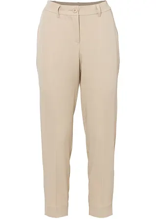 7/8-Hose in beige von vorne - BODYFLIRT