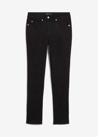 Megastretch-Jeans in schwarz von vorne - bpc selection