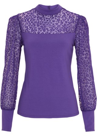 Shirt in lila von vorne - bpc selection