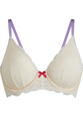 BH mit Bügel in beige von vorne - BODYFLIRT