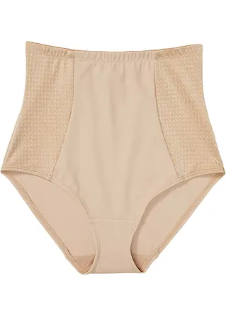 Shape Panty mit mittlerer Formkraft in beige von vorne - bpc bonprix collection - Nice Size