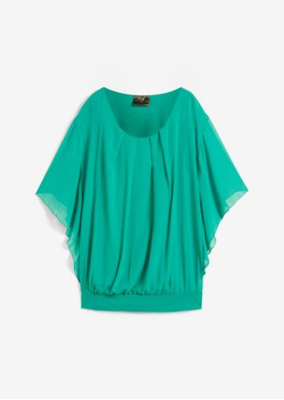 Bluse in grün von vorne - bpc selection