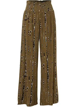 bonprix Palazzo-Hose mit Batikdruck