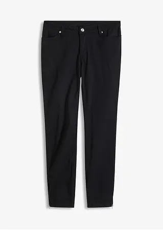 Skinny-Jeans in schwarz von vorne - bonprix