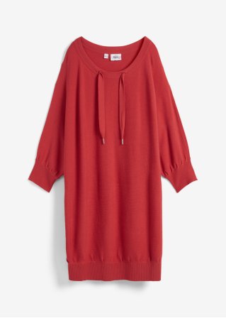 Fledermaus-Pullover in rot von vorne - bpc bonprix collection