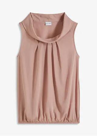 Blusentop in rosa von vorne - bonprix