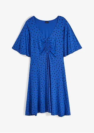 Kleid in blau von vorne - BODYFLIRT