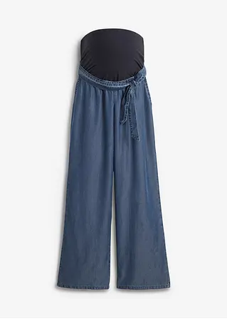 bpc bonprix collection Wide Leg Umstandsjeans mit Bindeband