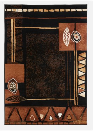 Teppich mit Ethnomuster in schwarz - bpc living bonprix collection
