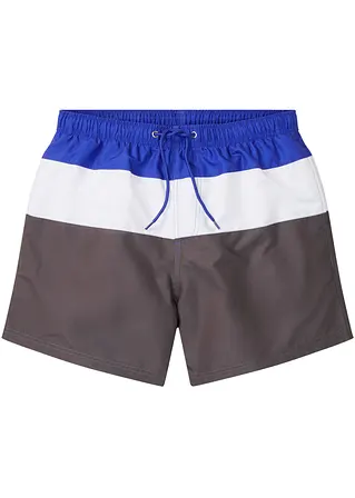 Badeshorts Herren in blau von vorne - bpc bonprix collection