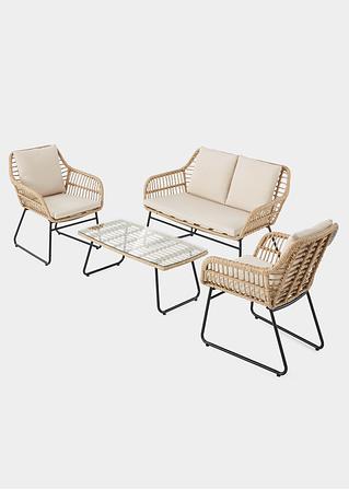 Gartenmöbel Set (4-tlg.Set) in beige - bpc living bonprix collection