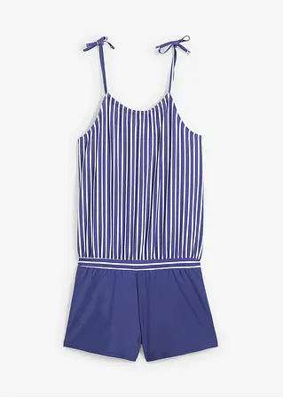 Badeoverall in blau von vorne - bonprix