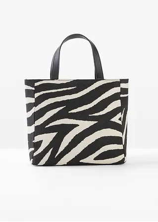 Handtasche in schwarz von vorne - bonprix