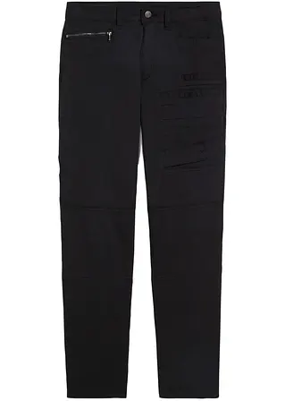Jungen Workwear Hose, Regular Fit in schwarz von vorne - John Baner JEANSWEAR