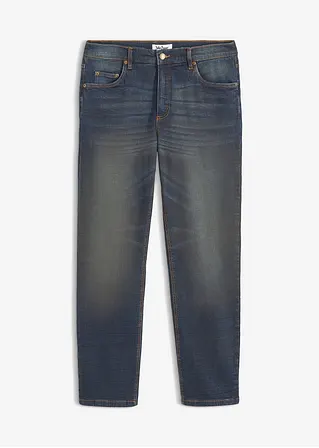 Classic Fit Stretch-Jeans, Straight in blau von vorne - bonprix