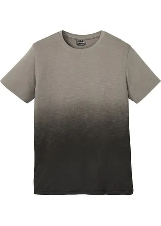 T-Shirt, Slim Fit in grau von vorne - bonprix