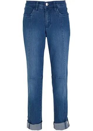 John Baner JEANSWEAR Straight Jeans Mid Waist, Turn-Up