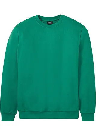Sweatshirt in grün von vorne - bonprix